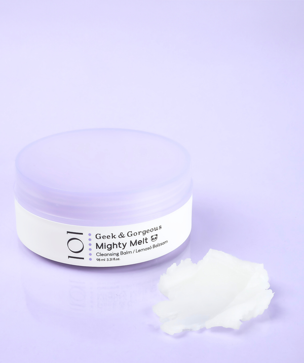 Swatch of Geek & Gorgeous Mighty Melt Cleansing Balm