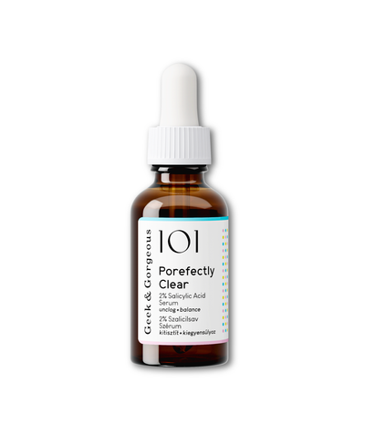 Bottle of Geek & Gorgeous Porefectly Clear BHA Salicylic Acid Serum